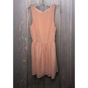 BB Dakota‎ Sleeveless Fit & Flare Dress Orange Size 0